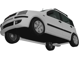 Fiat Panda (2011) 3D Model preview
