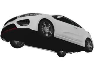 Kia Pro Ceed GT (2014) 3D Model preview