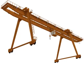 Crane 3D Model preview
