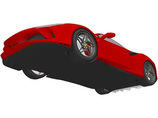 Ferrari F8 Tributo 3D Model preview