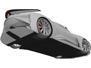 Infiniti Vision Gran Turismo Concept (2014) 3D Model preview