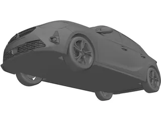 Opel Corsa (2020) 3D Model preview