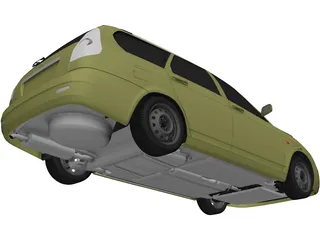 Lada Priora 2172 (2009) 3D Model preview
