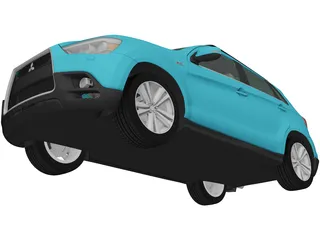 Mitsubishi ASX (2010) 3D Model preview