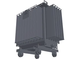 Power Transformer 160kVA 3D Model preview