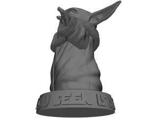 Baby Yoda 3D Model preview