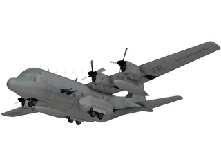 Lockheed AC-130 3D Model preview