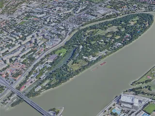 Budapest City North, Hungary (2019) 3D Model preview