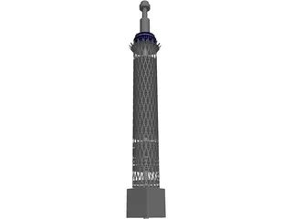 Cairo Tower 3D Model preview