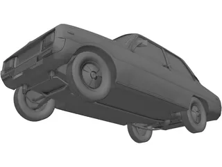 Mazda 1000 2-Door Sedan (1973) 3D Model preview