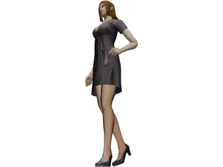 Girl 3D Model preview