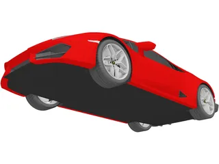 Lamborghini Huracan LP580-2 (2017) 3D Model preview