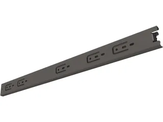 Telescopic Slide 3D Model preview
