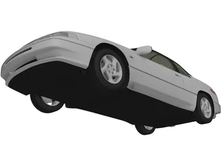 Subaru SVX (1992) 3D Model preview
