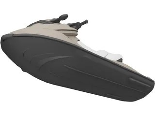 Kawasaki Ultra Jet Ski 3D Model preview