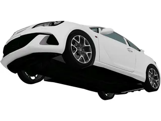 Vauxhall Astra VXR (2012) 3D Model preview