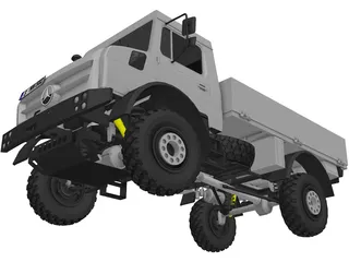 Mercedes-Benz Unimog 3D Model preview