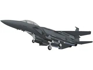F-15E 3D Model preview