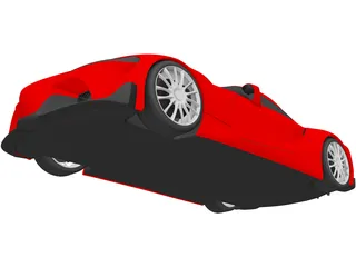 Toyota FT-1 Supra Concept (2014) 3D Model preview