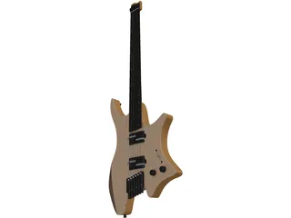 Strandberg Boden J6 Bass Guitar 3D Model preview