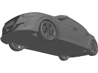 Peugeot 208 GT1 (2020) 3D Model preview