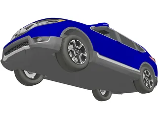 Honda CR-V Touring (2020) 3D Model preview