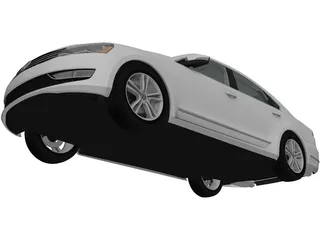 Volkswagen Passat B7 (2011) 3D Model preview