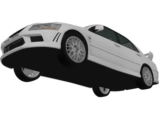 Mitsubishi Lancer Evolution VIII (2001) 3D Model preview