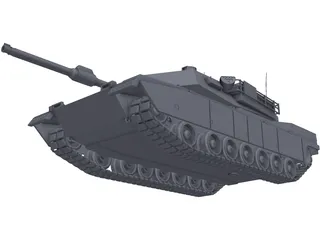 Abrams M1 3D Model preview