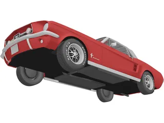 Ford Mustang Soft Top (1967) 3D Model preview