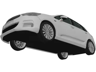 Citroen C4 (2011) 3D Model preview