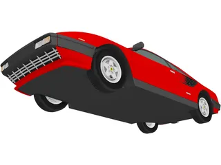 Ferrari Mondial (1980) 3D Model preview