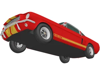 Ford Mustang GT350H Shelby [+Interior] (1966) 3D Model preview