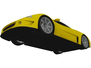 Volkswagen W12 Syncro (1997) 3D Model preview