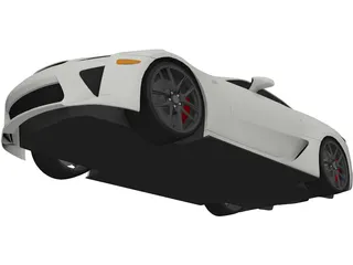 Lexus LFA (2012) 3D Model preview
