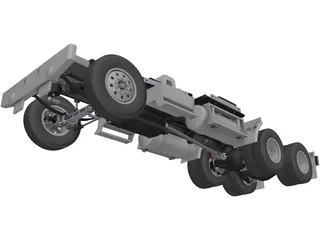 Tamiya Truck Chassis 3D Model preview