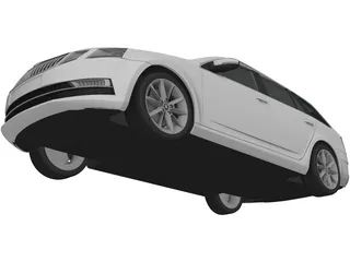 Skoda Octavia Combi (2017) 3D Model preview