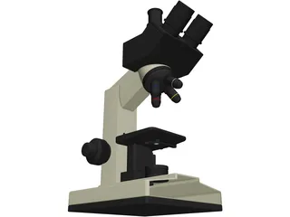 Microscope 3D Model preview