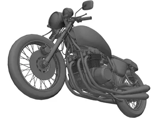 Honda CB750 3D Model preview
