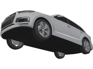 Audi Q7 (2016) 3D Model preview