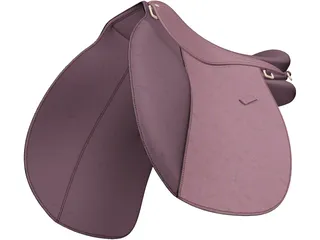 Horse Saddle 3D Model preview
