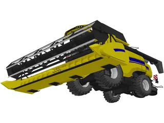 New Holland CX8 3D Model preview