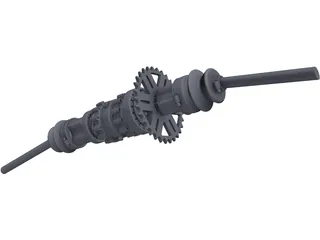 Limited Slip Differential with CV Joints 3D Model preview