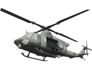 Bell UH-1Y Venom 3D Model preview