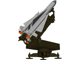 SA-5 Gammon 3D Model preview