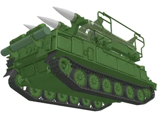 SA-6 Gainful 3D Model preview