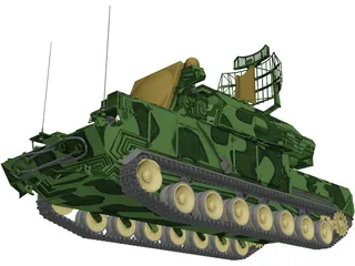 SA-15 Tor-M1 3D Model preview