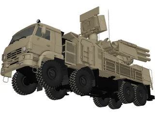 SA-22 Greyhound 3D Model preview