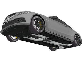 Mercedes-AMG C63S Coupe (2016) 3D Model preview