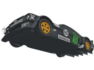 Ford Mustang Hoonigan 3D Model preview